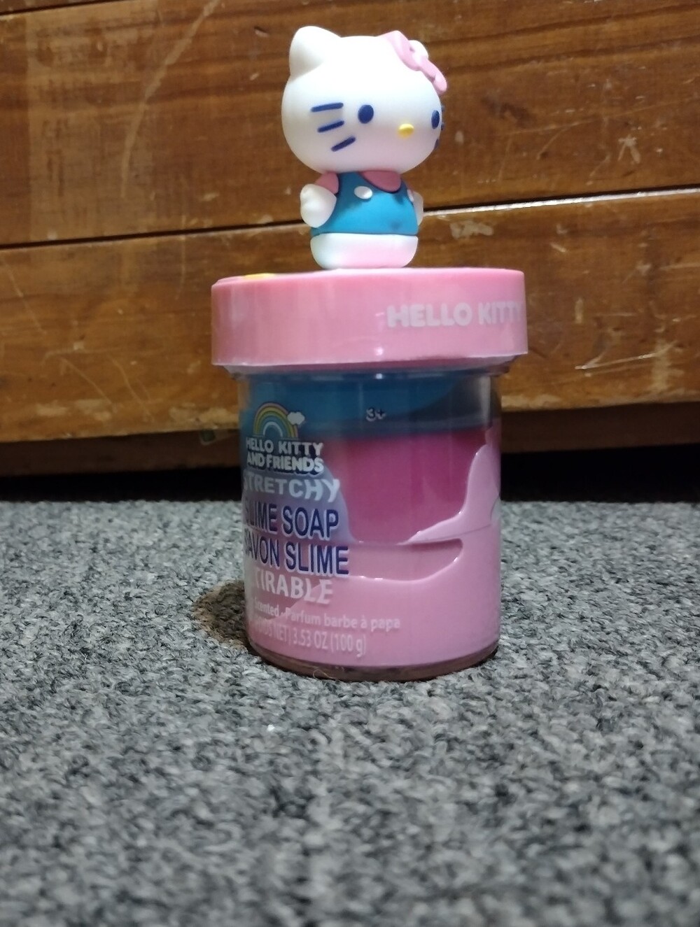 Hello Kitty & Friends Pink and Blue Stretchy Slime Soap